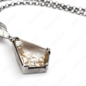 Sterling Silver quartz necklace